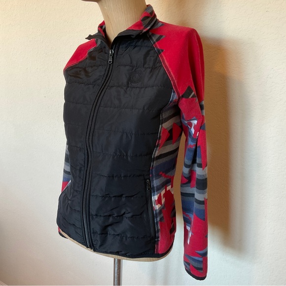 Ralph Lauren Active Tribal Aztec Print Quilted Full Zip Lightweight Jacket XS - Picture 7 of 16